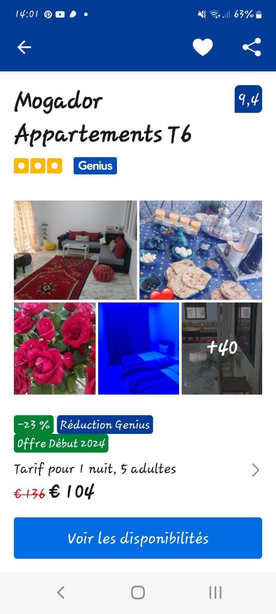 Mogador Appartements T6 Essaouira Bagian luar foto